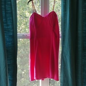 Candies pink fitted top skater dress